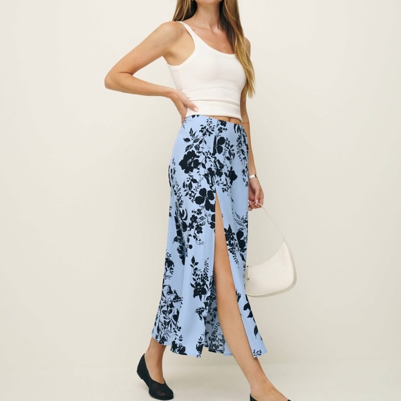 Reformation "Zoe"  Floral A-Line Skirt - Picture 1 of 5